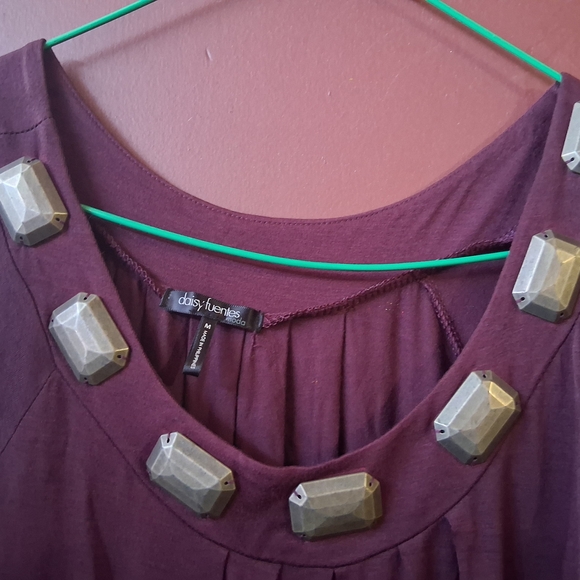 Daisy Fuentes Elegant Purple Kids Dress - Picture 2 of 5